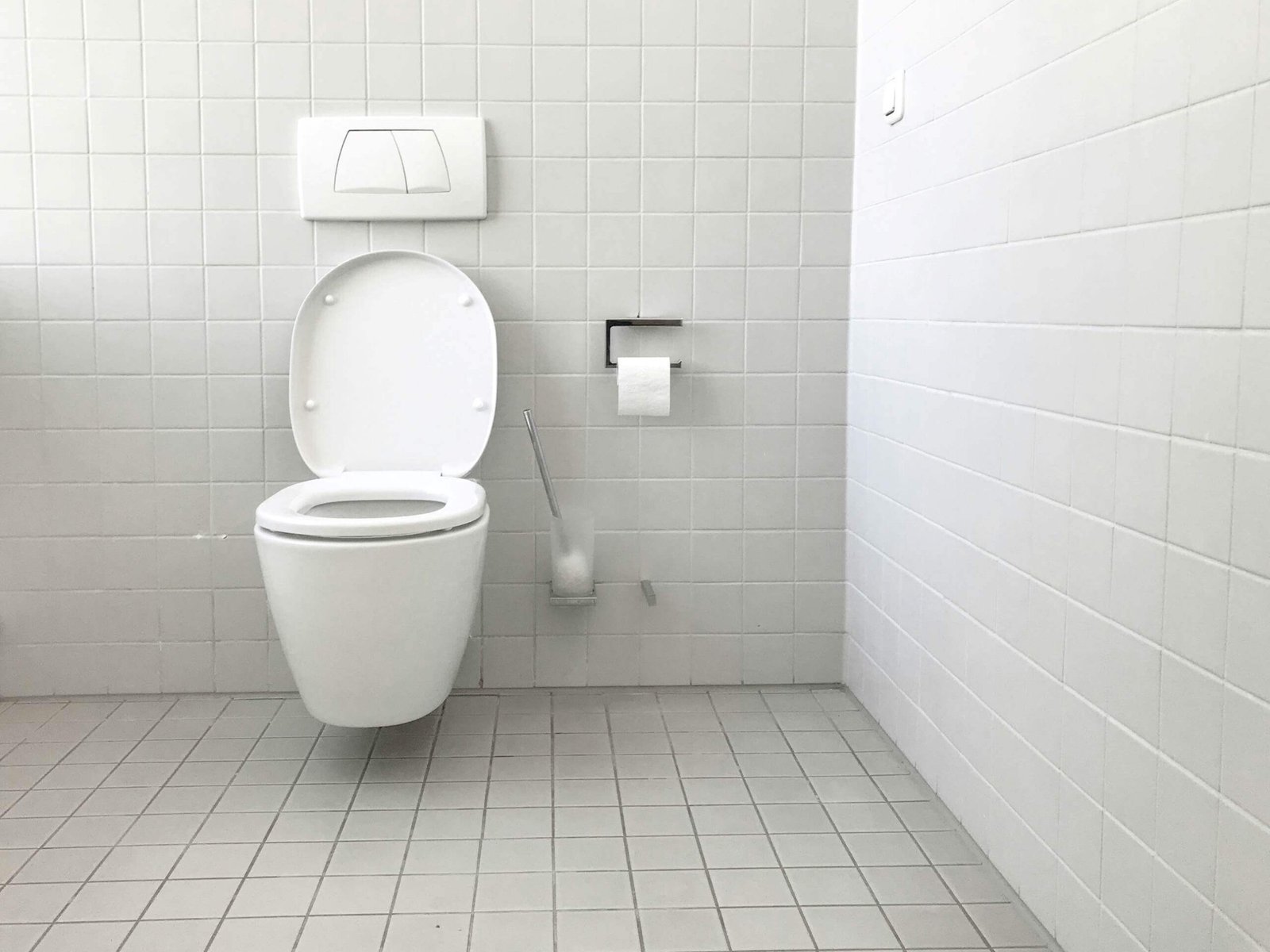 Toilet in a bathroom