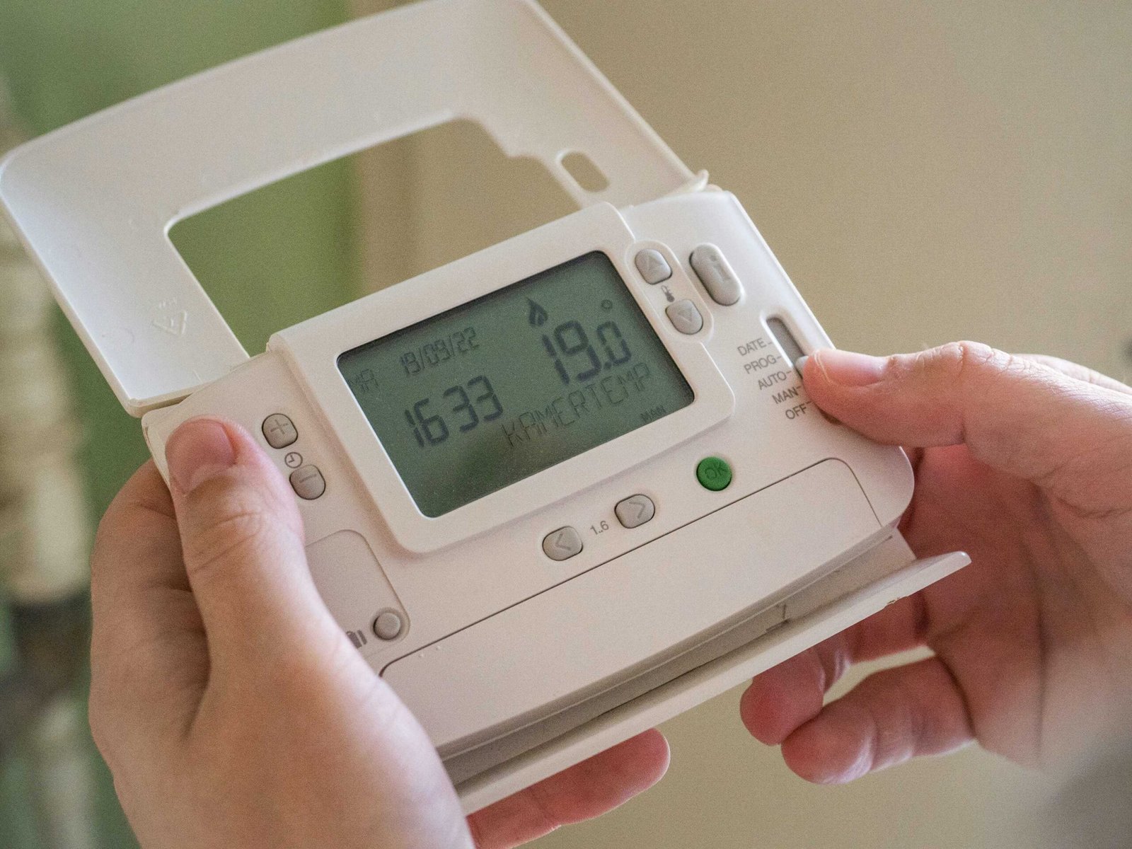 Water heating remote