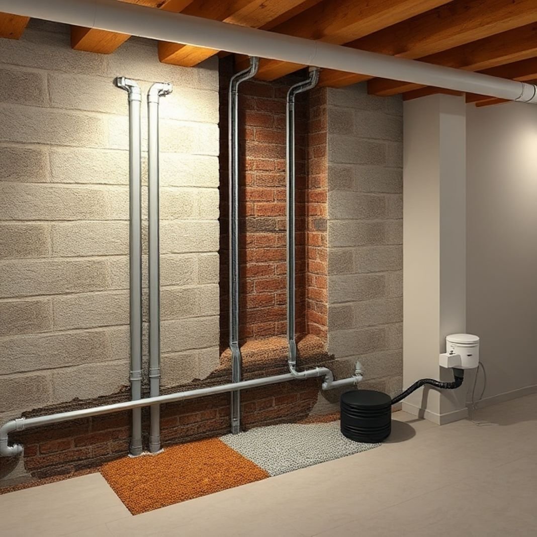 Flooded basement