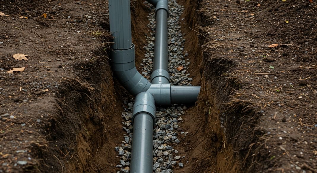 A downspout in Clark County - Sound Plumbing and Drain