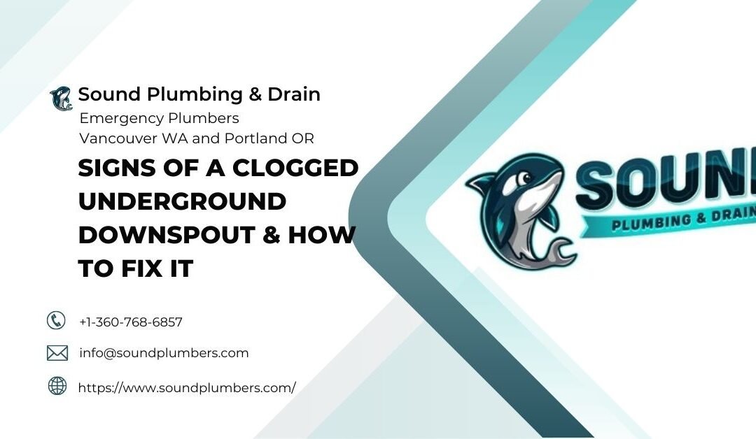 Signs of a Clogged Underground Downspout & How to Fix It