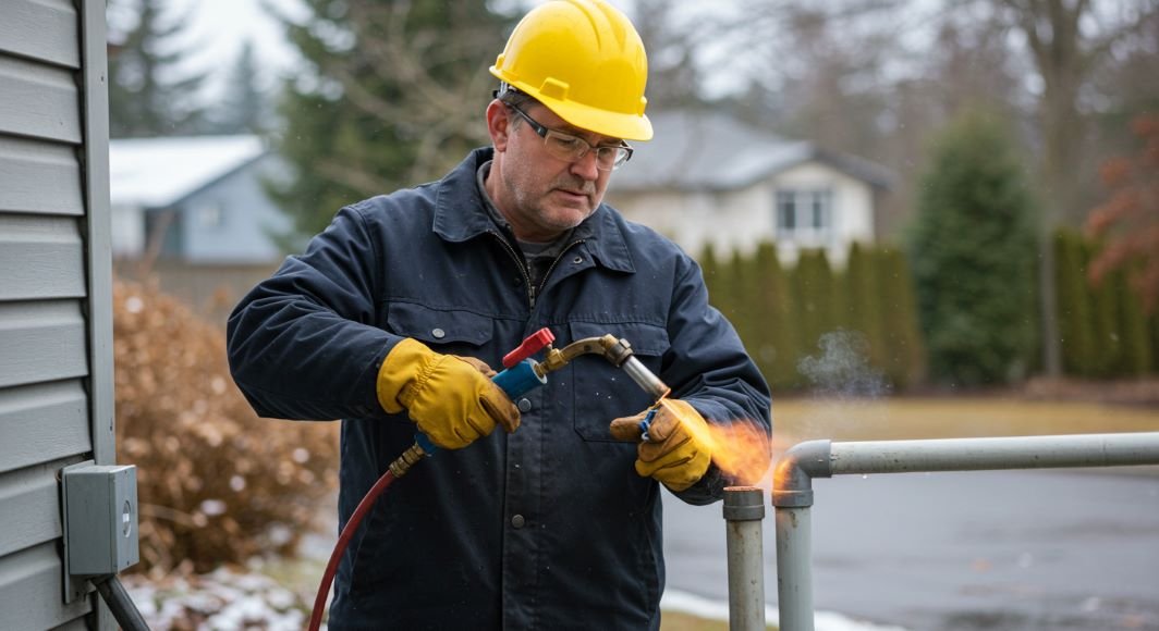 Plumber unfreezing pipes in Hazel Dell Vancouver WA