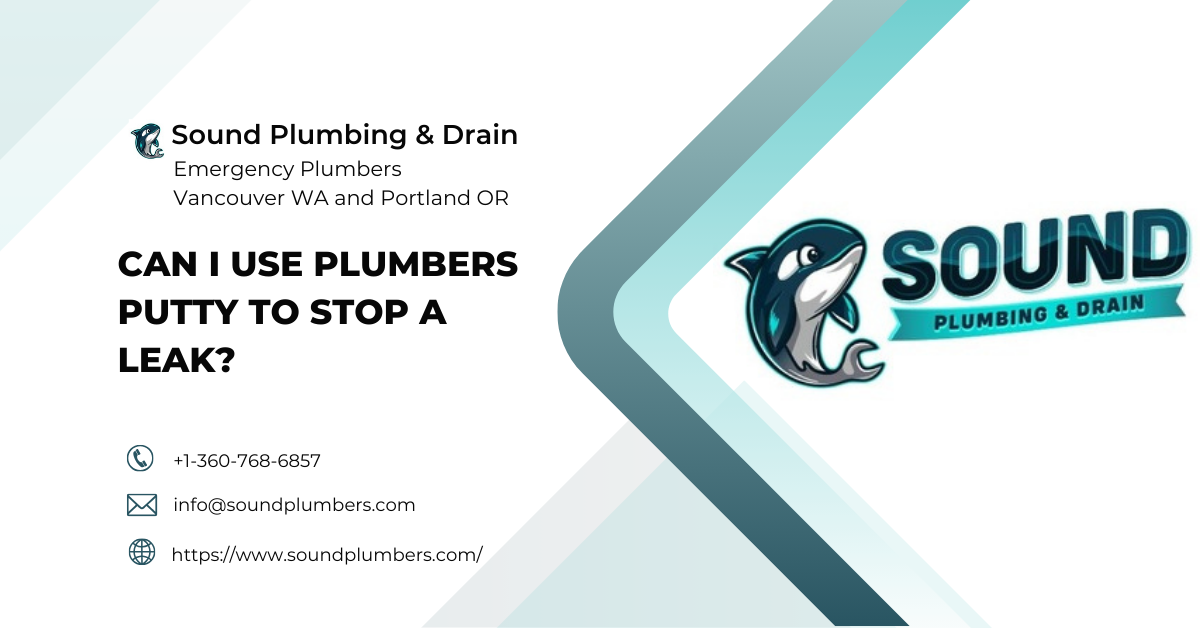 Can plumbers putty stop leak blog article image